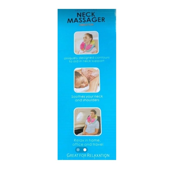 Health Touch Memory Foam Neck Massager - Picture 2 of 4